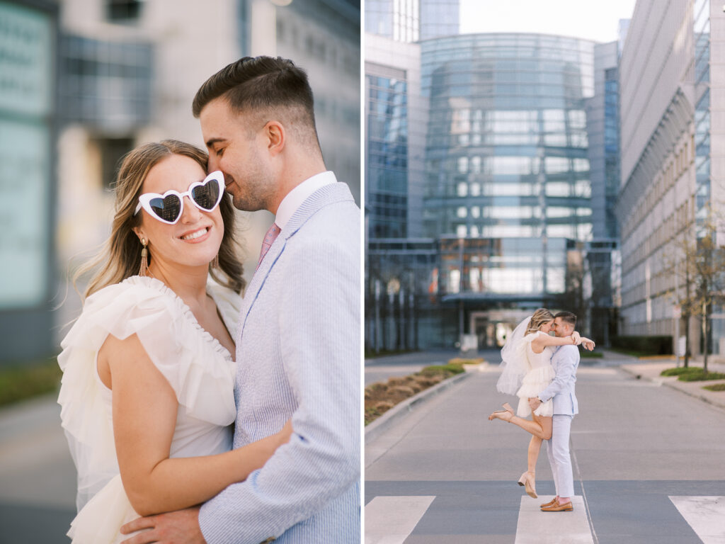downtwon engagement session