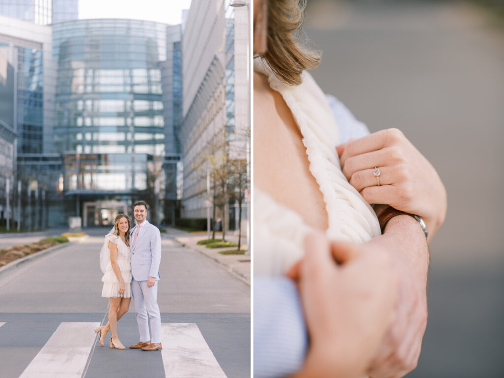 downtown engagement session oklahoma city