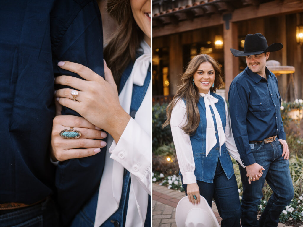 engagement session fort worth stockyards