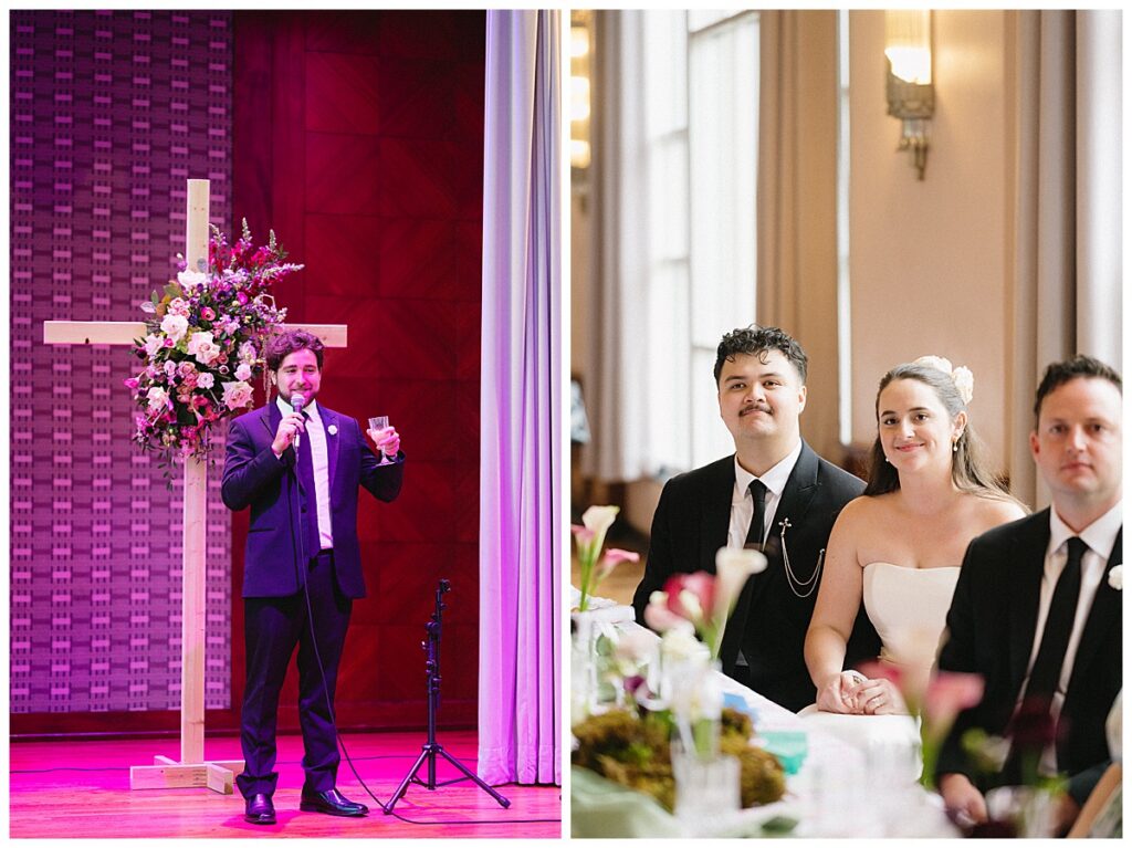 wedding toasts at civic center music hall